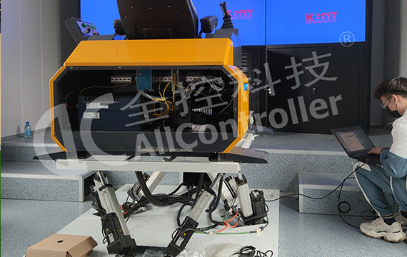 六自由度挖掘機(jī)遠(yuǎn)程無人駕駛模擬器